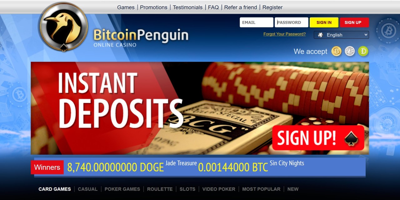 examen du pingouin Bitcoin