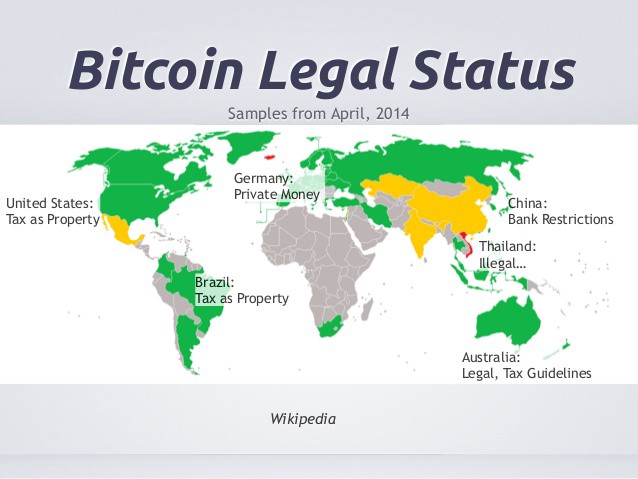 Bitcoin ถูกกฎหมายหรือไม่